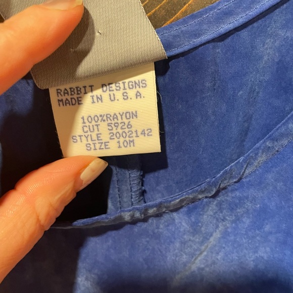 Vintage RABBIT RABBIT RABBIT two piece dress set - Picture 9 of 16